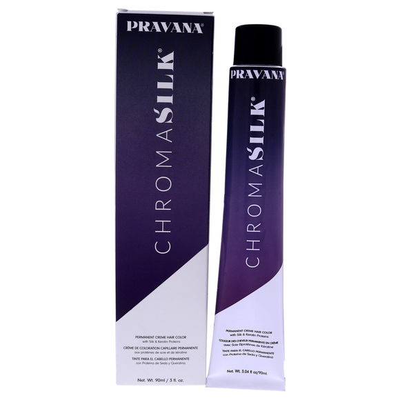 ChromaSilk Creme Hair Color - 6.45 Dark Copper Mahogany Blonde by Pravana 3 oz - Picture 1 of 4